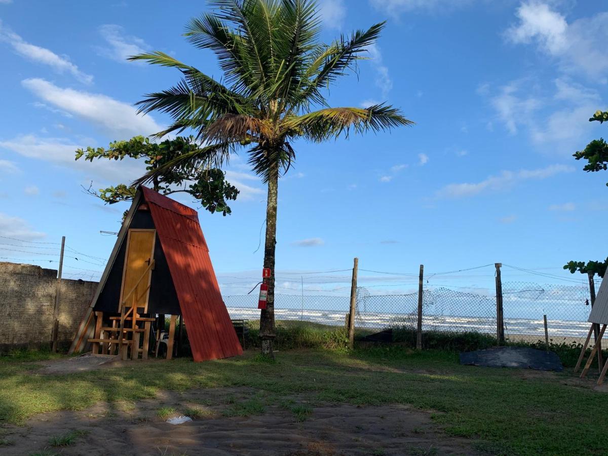Chalé Jorai - pé na areia Bertioga Exterior foto
