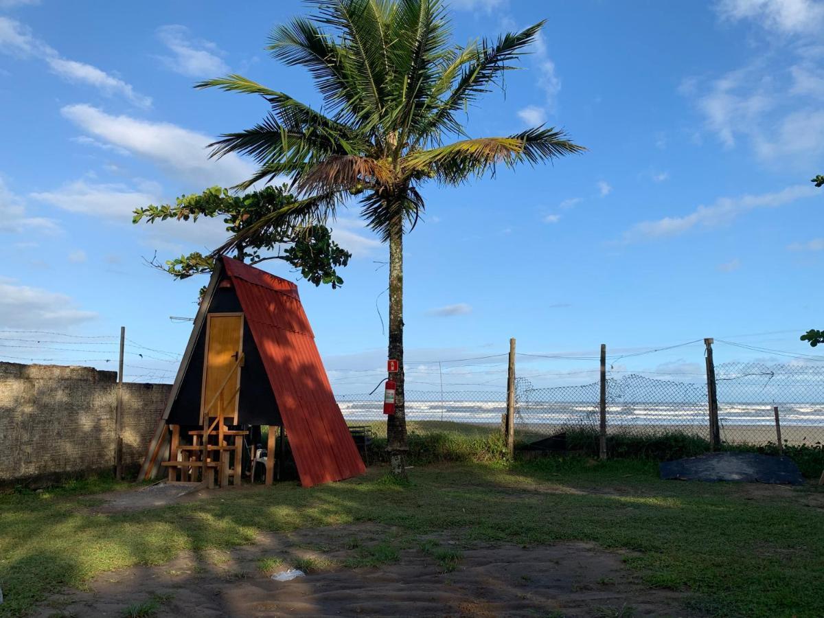 Chalé Jorai - pé na areia Bertioga Exterior foto