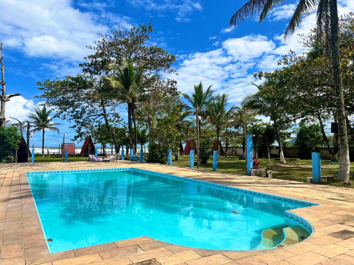 Chalé Jorai - pé na areia Bertioga Exterior foto