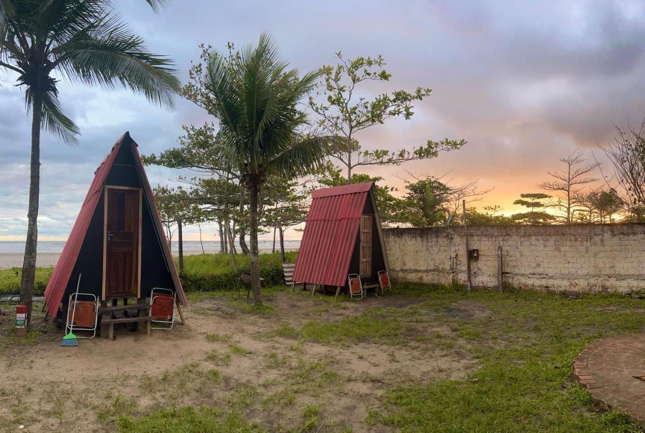 Chalé Jorai - pé na areia Bertioga Exterior foto