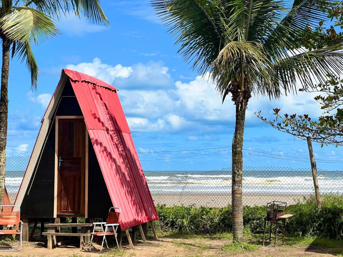 Chalé Jorai - pé na areia Bertioga Exterior foto