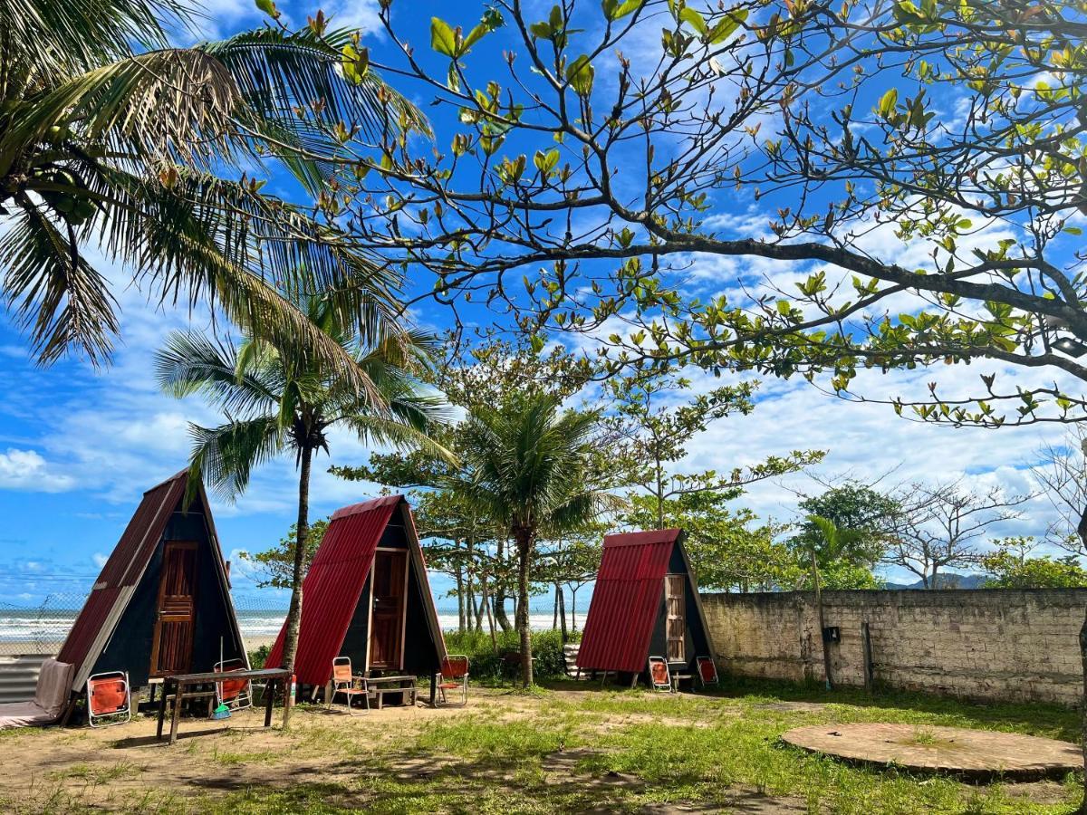 Chalé Jorai - pé na areia Bertioga Exterior foto
