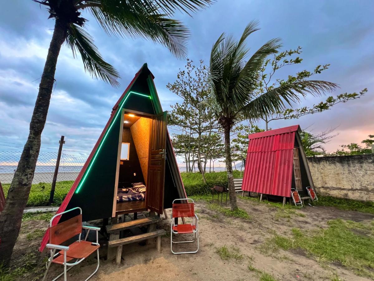 Chalé Jorai - pé na areia Bertioga Exterior foto